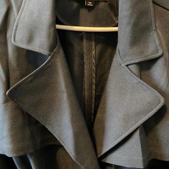 Vero Moda Navy Trench - Small - Picture 3 of 4